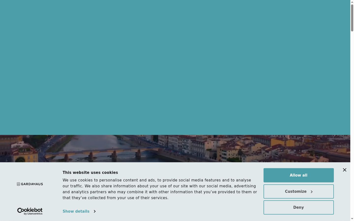 Screenshot van de toestemmingsbanner zoals getoond vóór enige interactie
