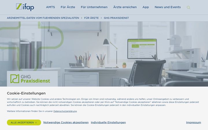 Screenshot of ghg-praxisdienst.de