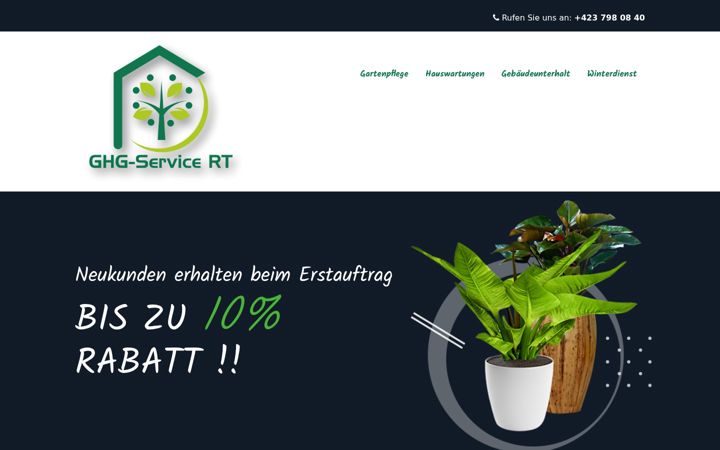 Screenshot of ghg-service.li