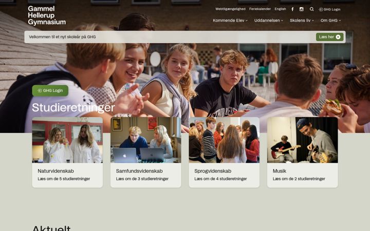 Screenshot of ghg.dk