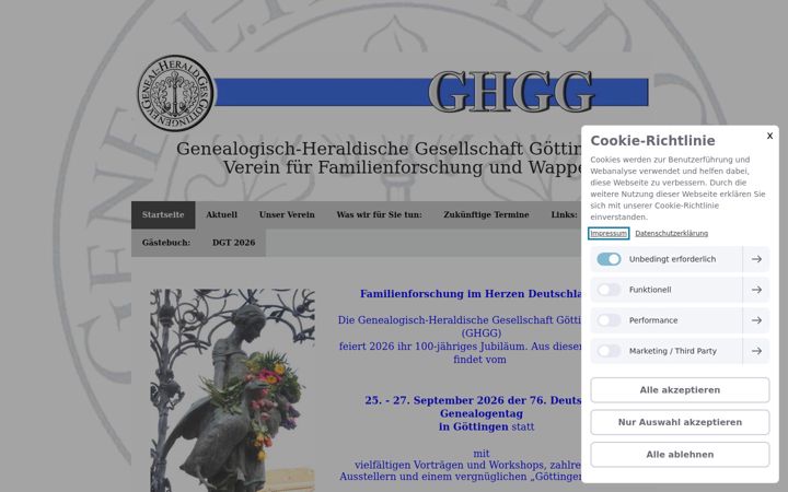 Screenshot of ghggev.de