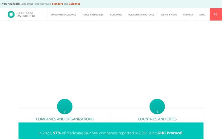 Skjámynd af ghgprotocol.org