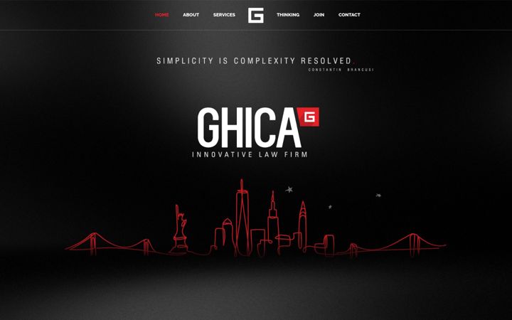 Screenshot of ghica.biz