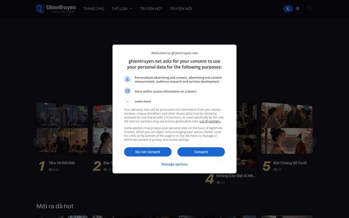 Screenshot of ghientruyen.net
