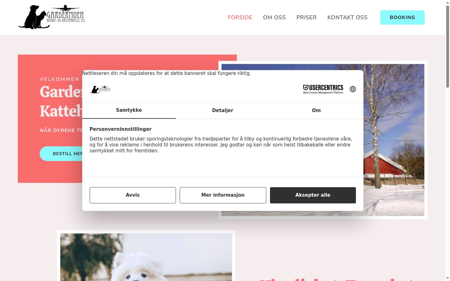 Sutikimo reklamjuostės, rodytos prieš bet kokią sąveiką, ekrano kopija