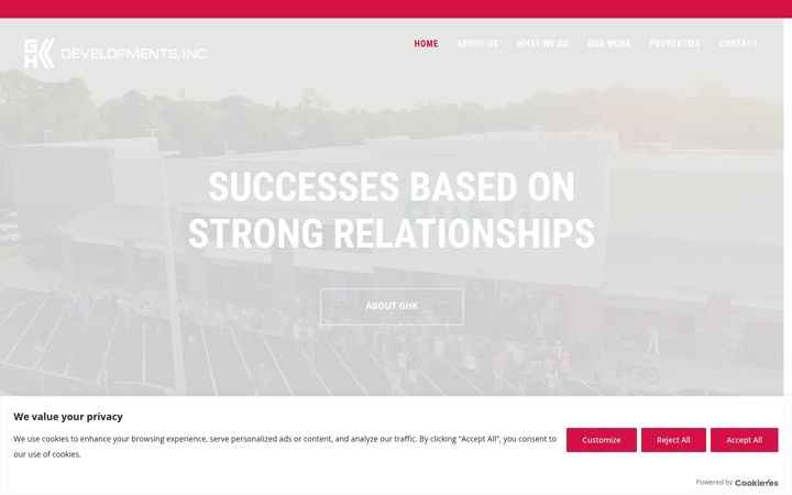 Screenshot of ghkinc.com