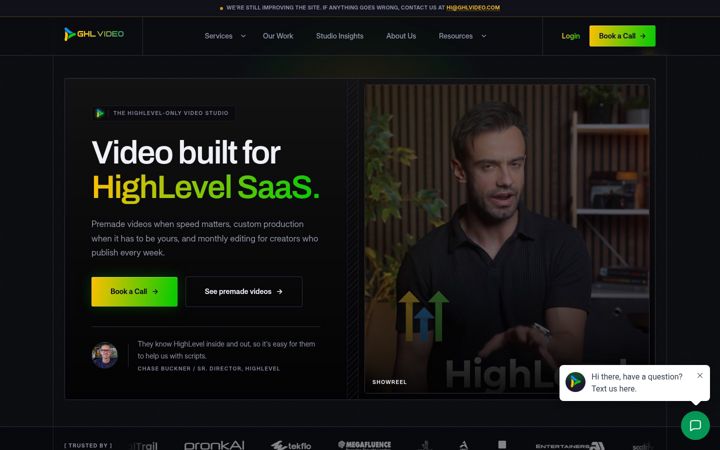 Screenshot of ghlvideo.com