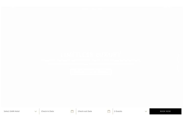 Screenshot of ghmhotels.com