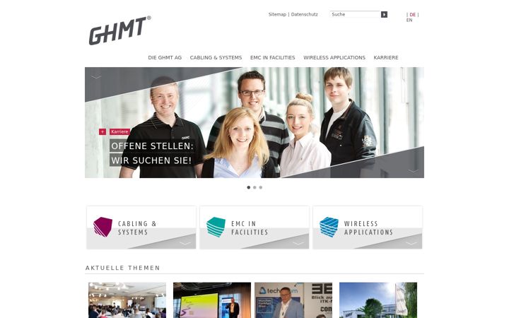 Screenshot of ghmt.de