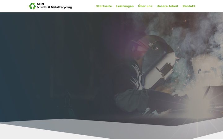 Screenshot of ghn-schrott.de
