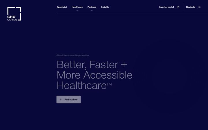 Screenshot of ghocapital.com