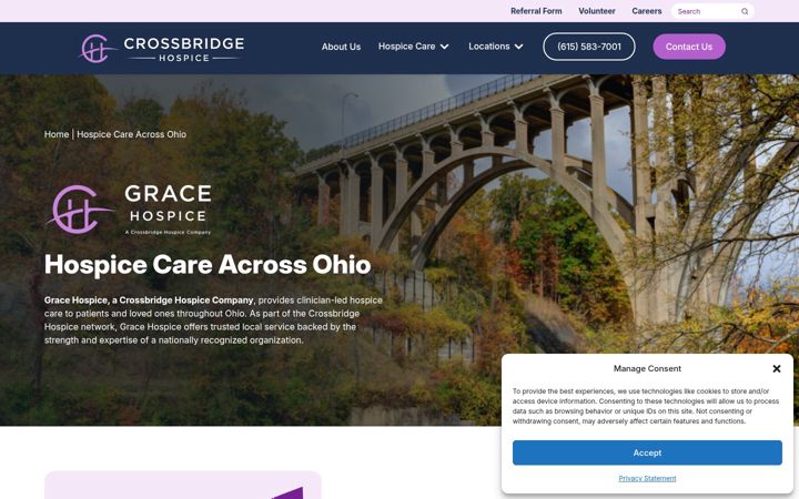 Screenshot of ghospice.com