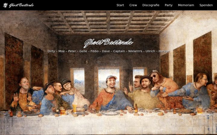 Screenshot of ghostbasterds.com
