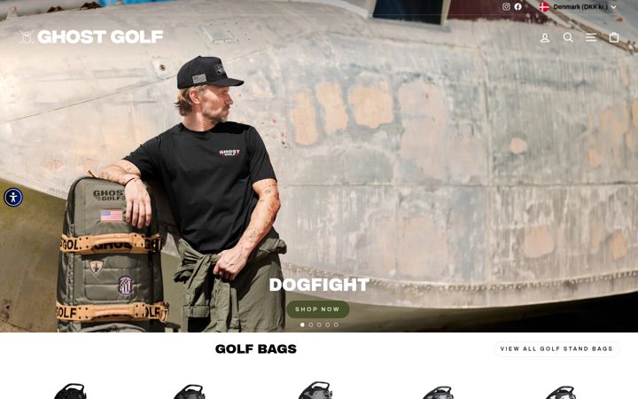 Screenshot of ghostgolf.com