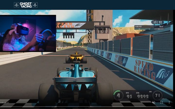 Screenshot of ghostracing.com