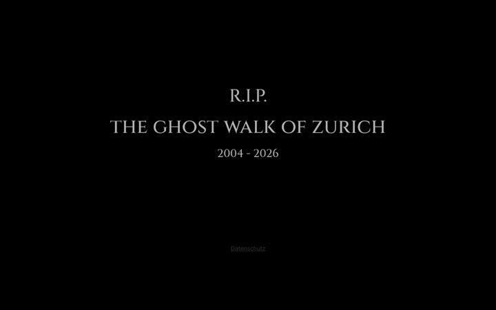 Screenshot of ghostwalk.ch