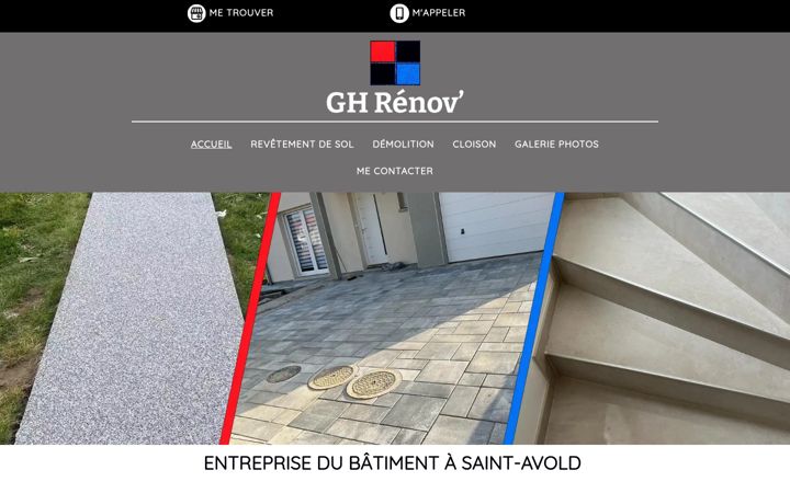 Screenshot of ghrenov57.fr
