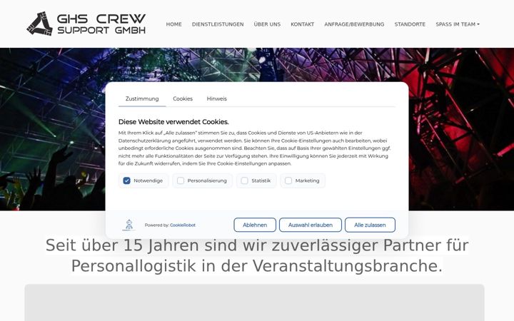 Screenshot of ghs-crew.de
