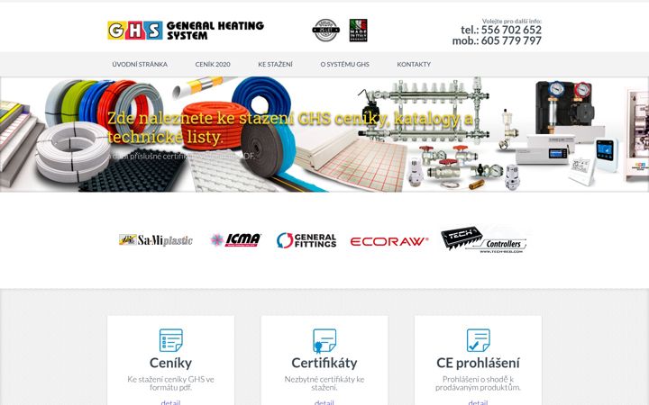 Screenshot of ghs-cz.cz