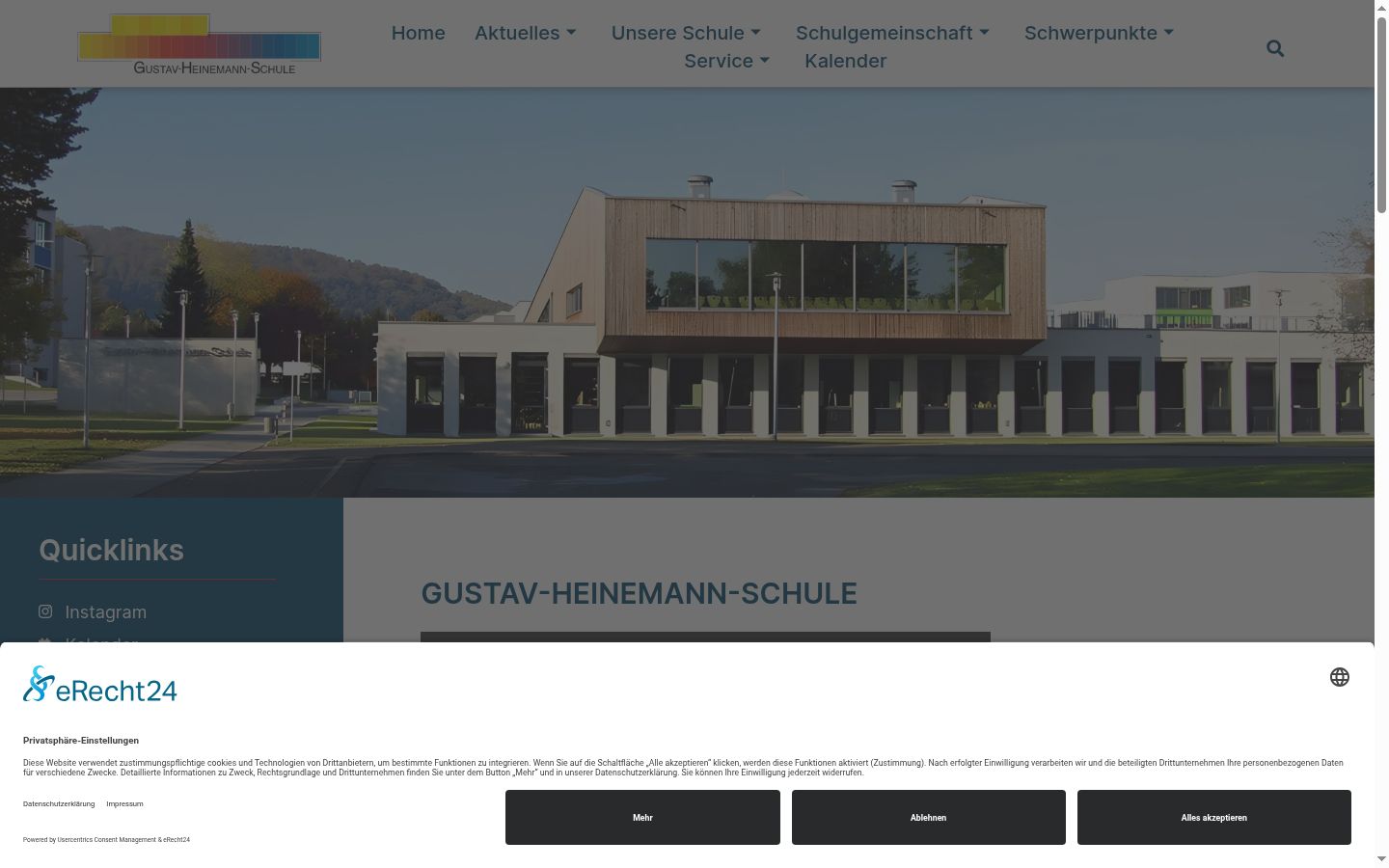 Screenshot van de toestemmingsbanner zoals getoond vóór enige interactie