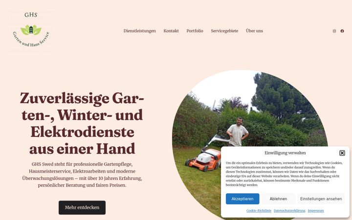 Screenshot of ghs-swed.de