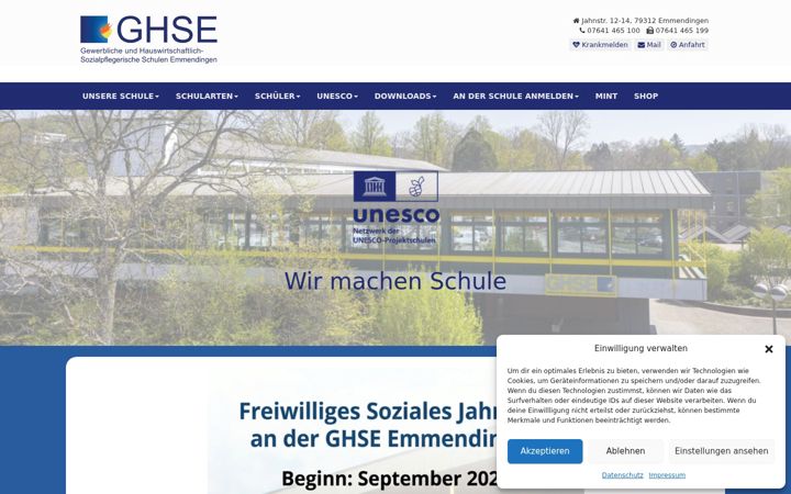 Screenshot of ghse.de