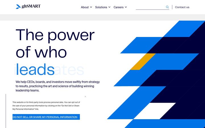Screenshot of ghsmart.com