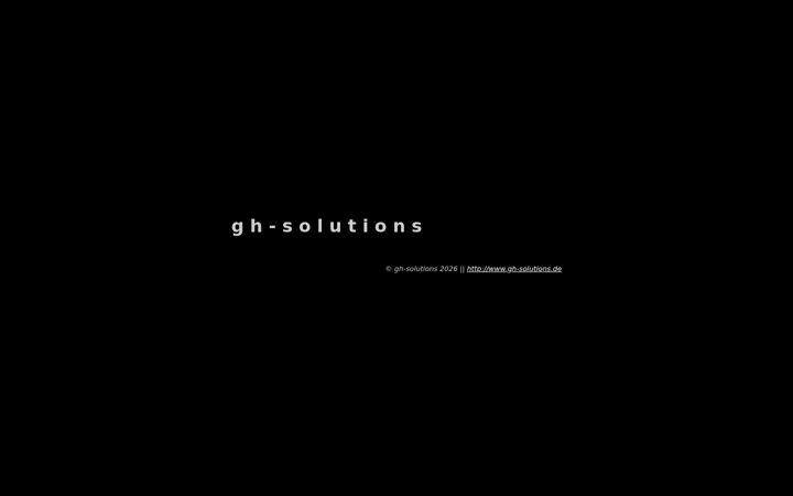 Screenshot of ghsolutions.de