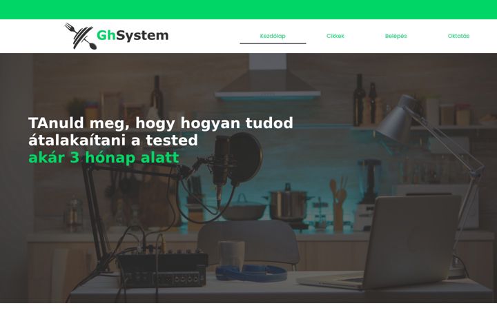 Screenshot of ghsystem.hu