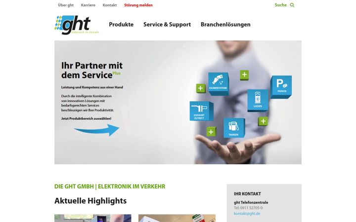 Screenshot of ght.de