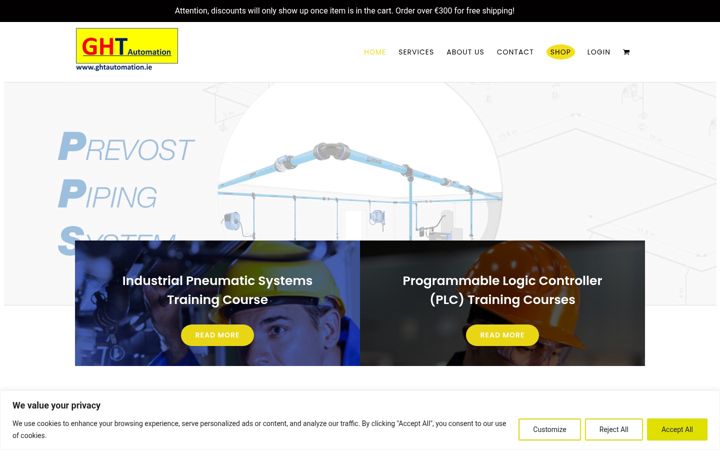 Screenshot of ghtautomation.ie