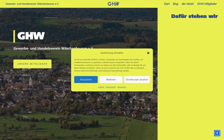 Screenshot of ghw-waeschenbeuren.de
