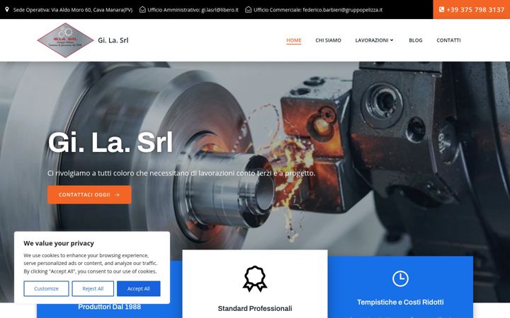 Screenshot of gi-lasrl.it