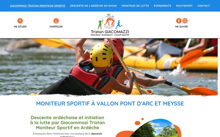 Screenshot of giacomazzitristan.com