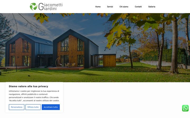 Screenshot of giacomettigiardini.ch