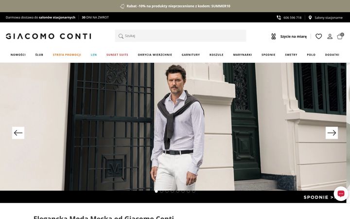 Screenshot of giacomo.pl