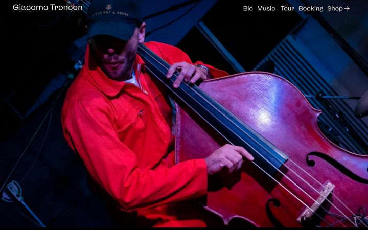Screenshot of giacomotroncon.com