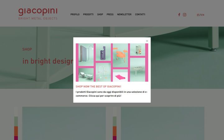 Screenshot of giacopini.design