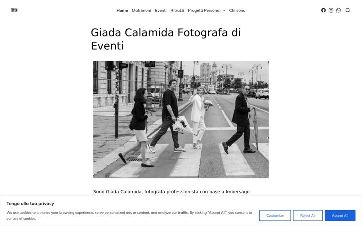 Screenshot of giadacalamida.it