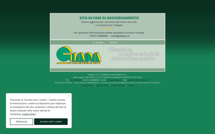 Screenshot of giadapm.it