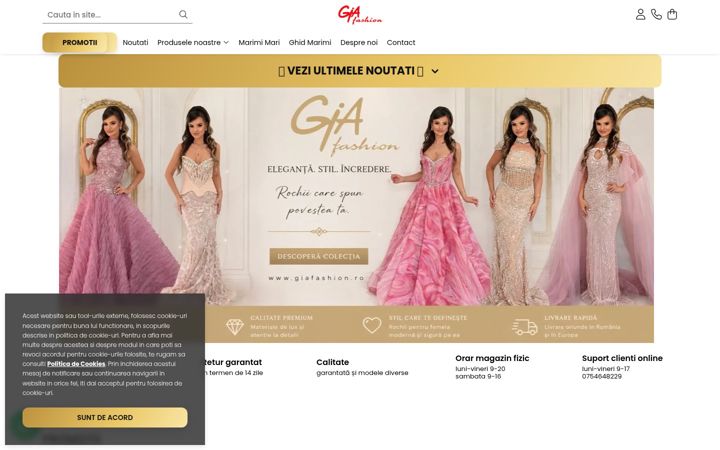 Screenshot ta' giafashion.ro