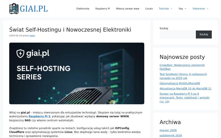 Screenshot of giai.pl