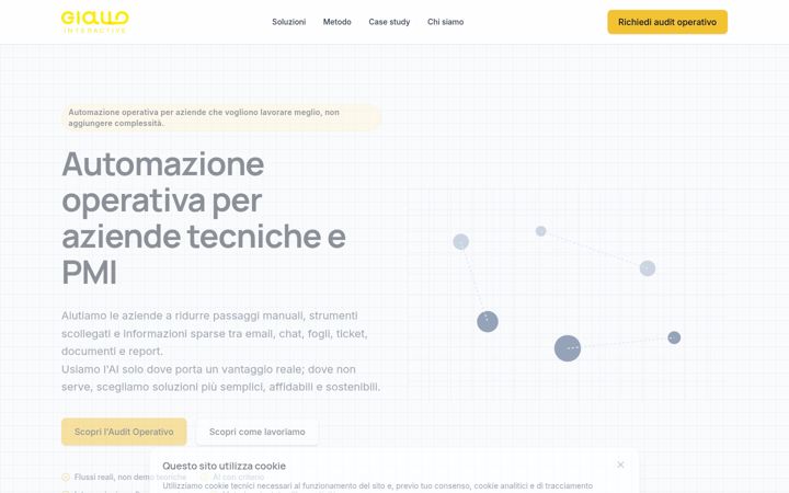 Screenshot of giallointeractive.com