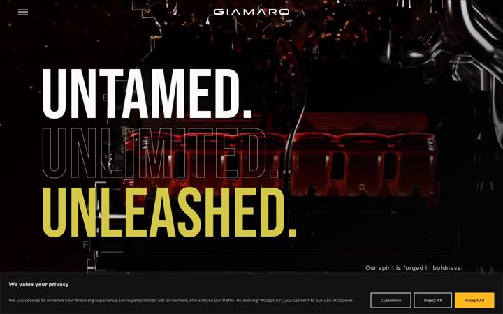 Screenshot of giamaro.com