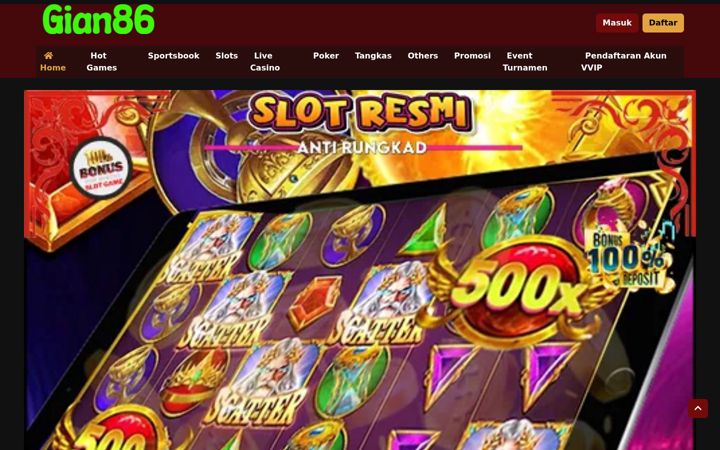 Screenshot of gian86.com