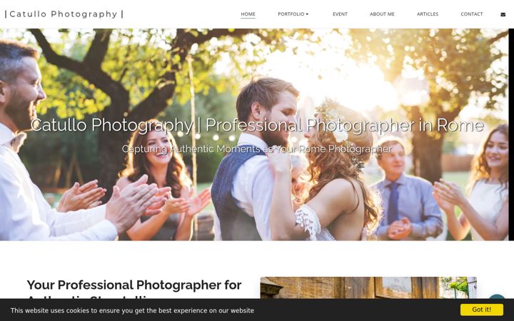 Screenshot of gianfrancocatullo.com