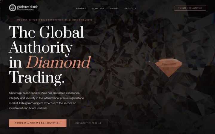 Screenshot of gianfrancodimaio.com