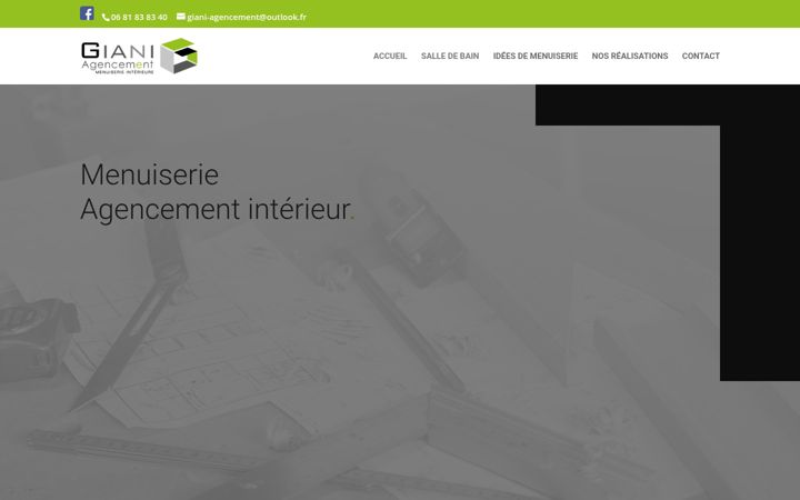 Screenshot of giani-agencement.fr