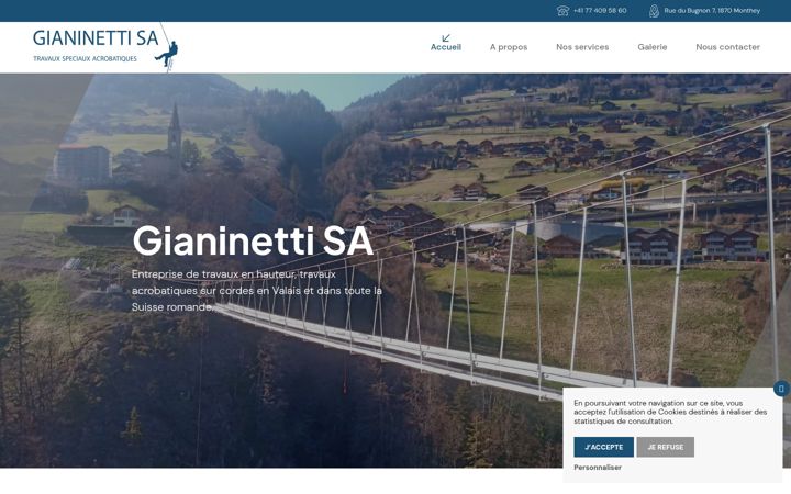 Screenshot of gianinettisa.ch