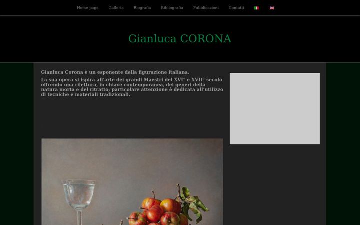 Screenshot of gianlucacorona.it